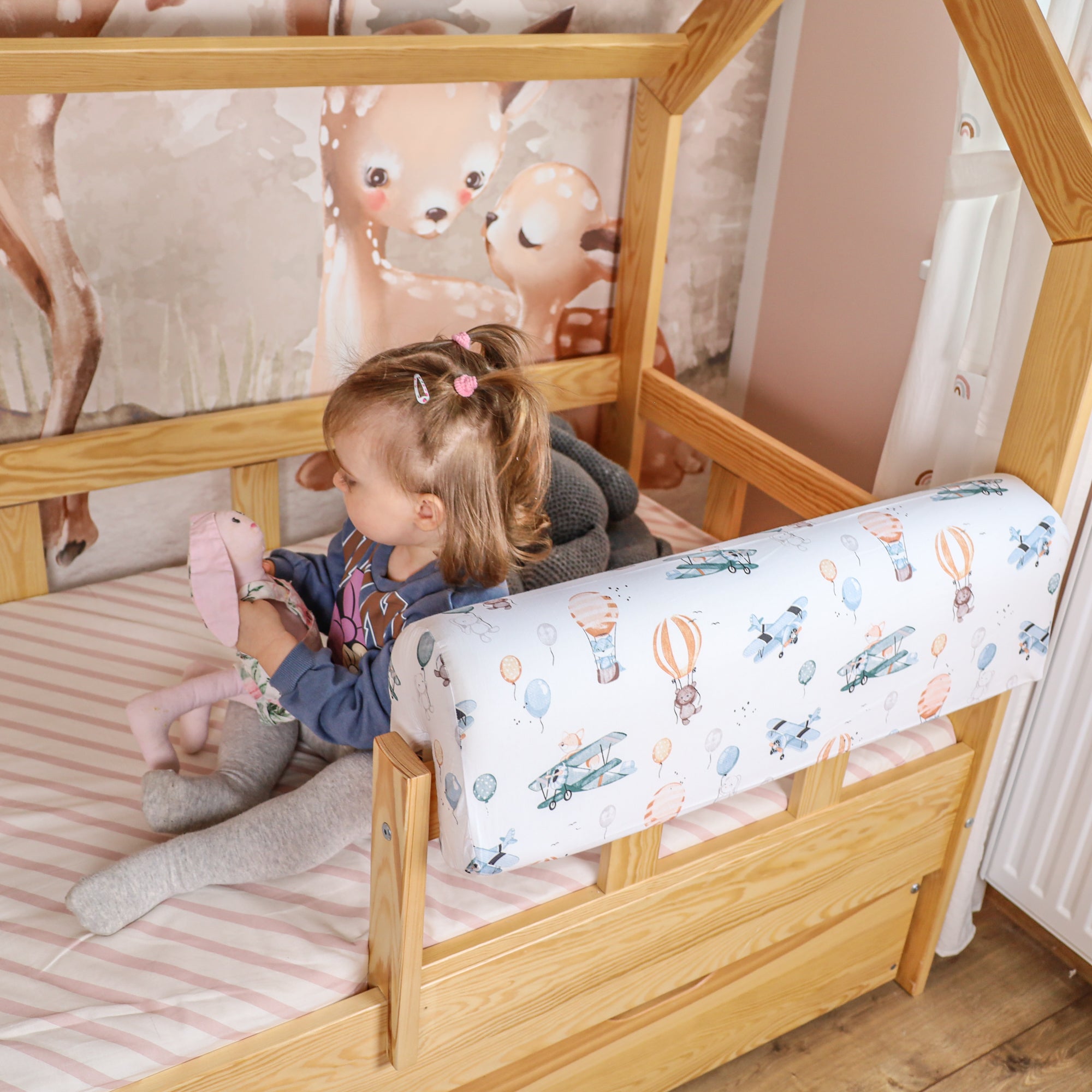 Bettkantenschutz für Kinderbetten 70 cm - Schutz für Bettrahmen