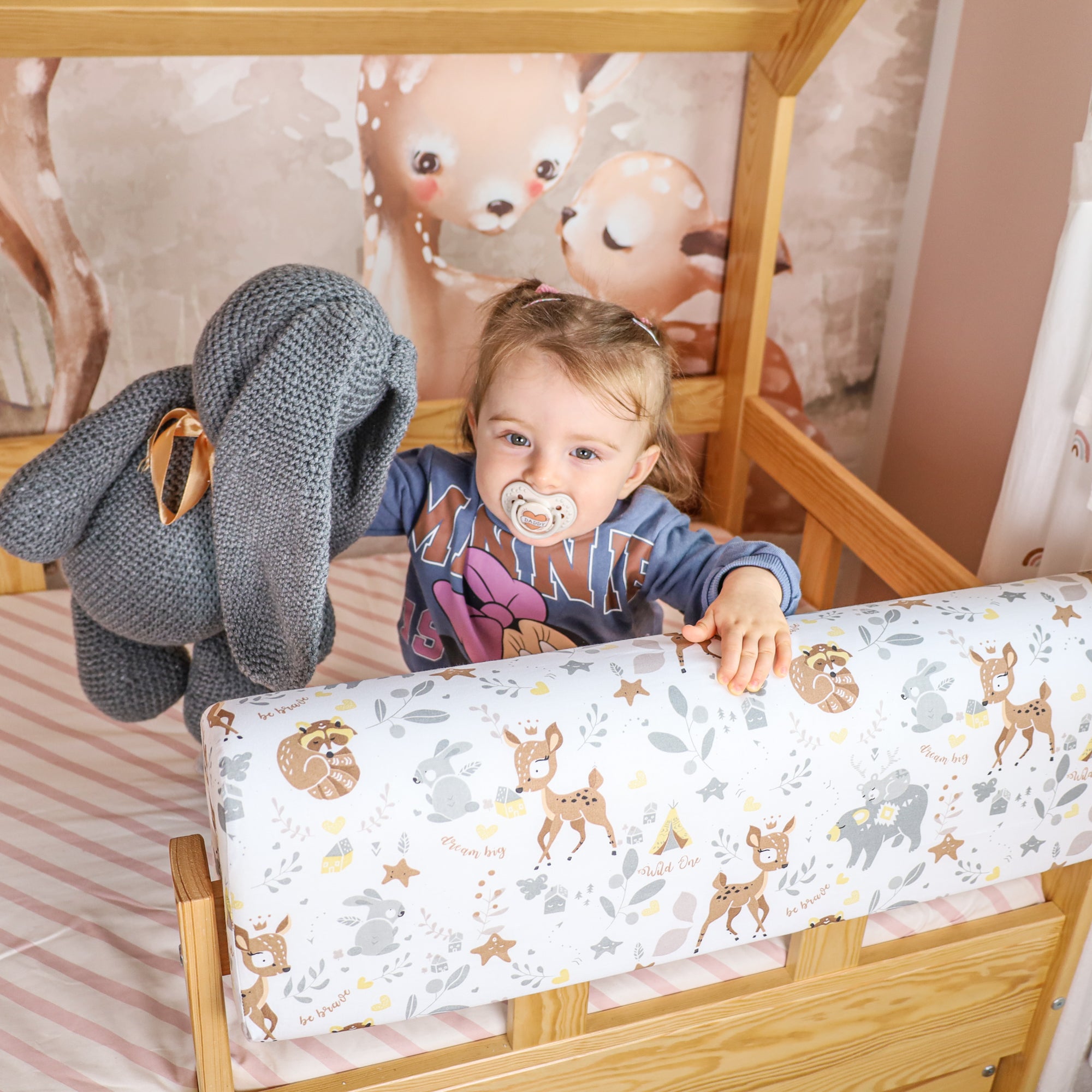 Protection de bord de lit pour lits d'enfant 70 cm protection pour cadre de  lit